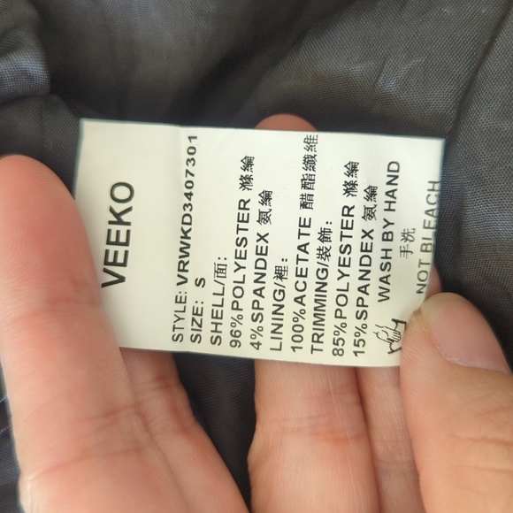 Veeko Black Long Sleeve Dress with Colorful Balloon Print Skirt - Picture 9 of 9